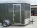 7x12 Charcoal V-Nose Custom Enclosed Trailer 3500lb Axle with Brake