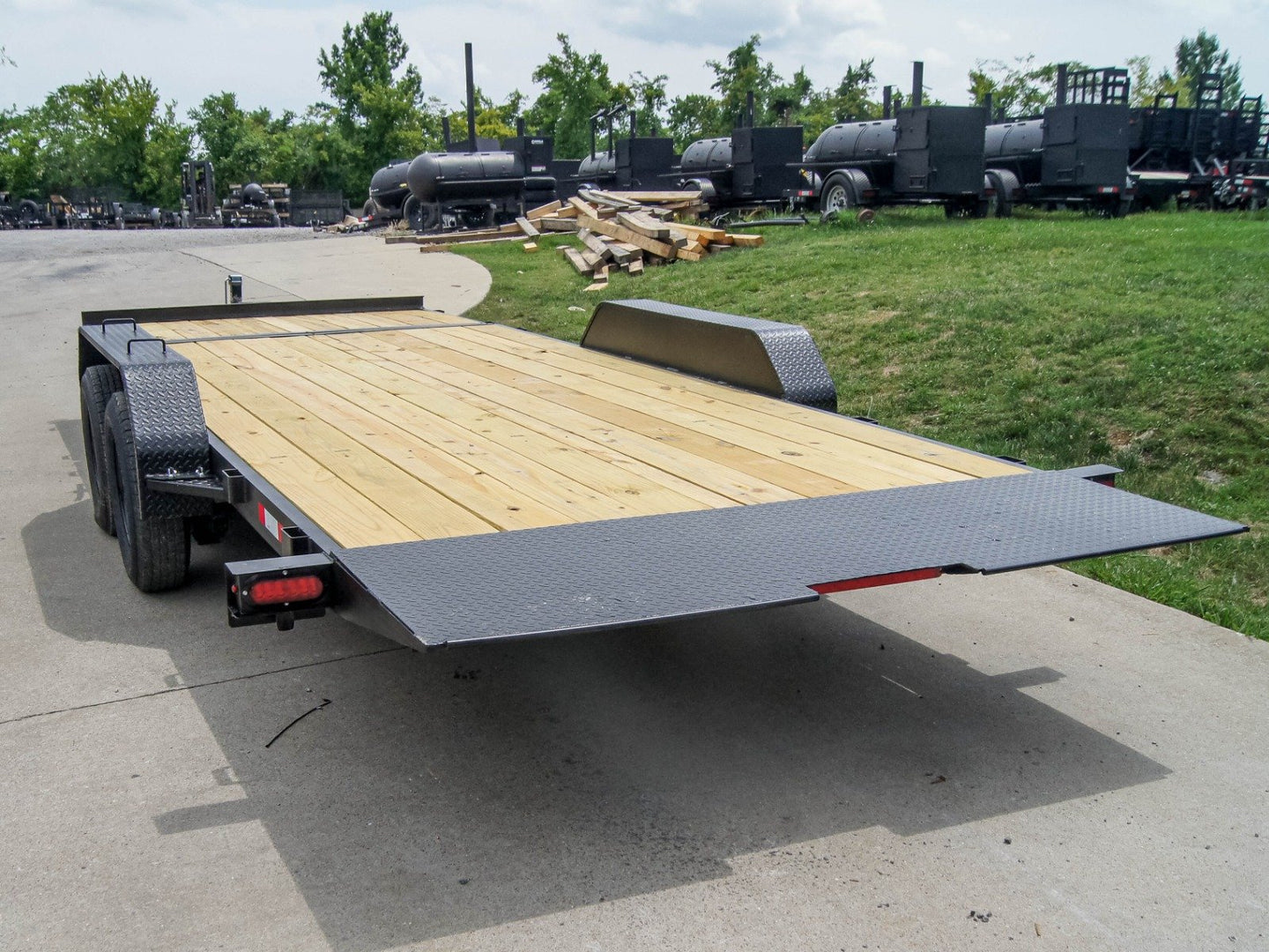 7x20 Tilt Car Hauler Trailer (2) 3500lb Axles with Brakes