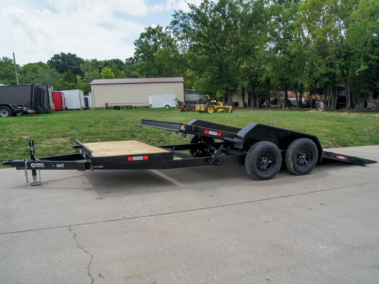 7x20 Tilt Car Hauler Trailer (2) 3500lb Axles with Brakes