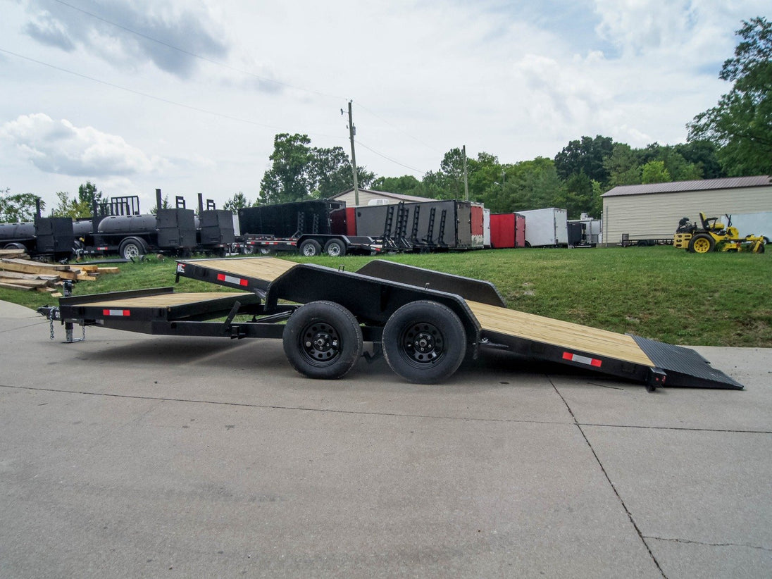 7x20 Tilt Car Hauler Trailer (2) 3500lb Axles with Brakes