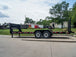 7x22 Gooseneck Equipment Trailer (2) 7K Axles Standup Ramps