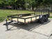 7x14 Dovetail Utility Trailer (2) 3500lb Axles