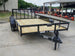 7x14 Dovetail Utility Trailer (2) 3500lb Axles