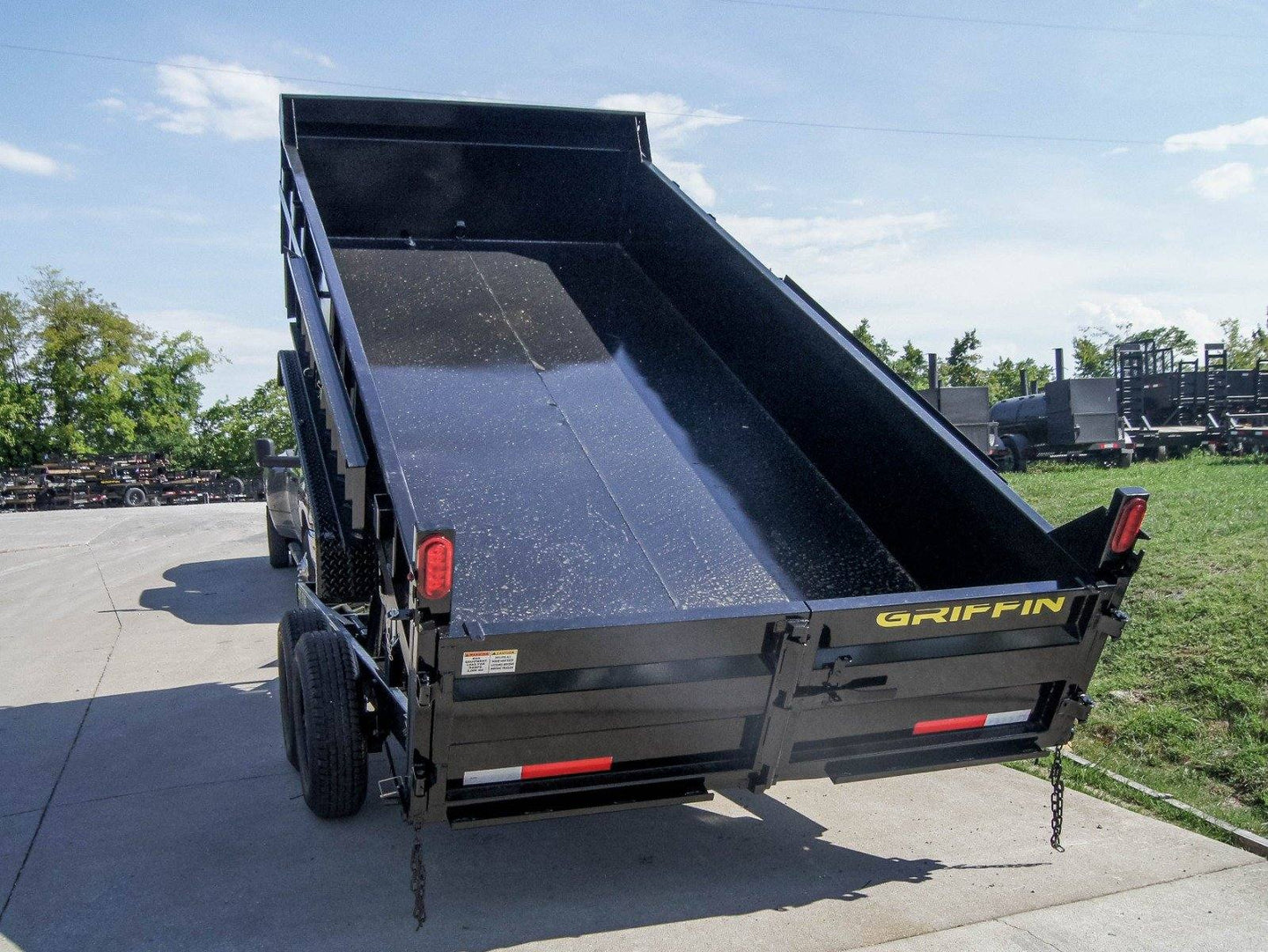7x16 Hydraulic Dump Trailer with 2ft Sides (2) 7K Axles