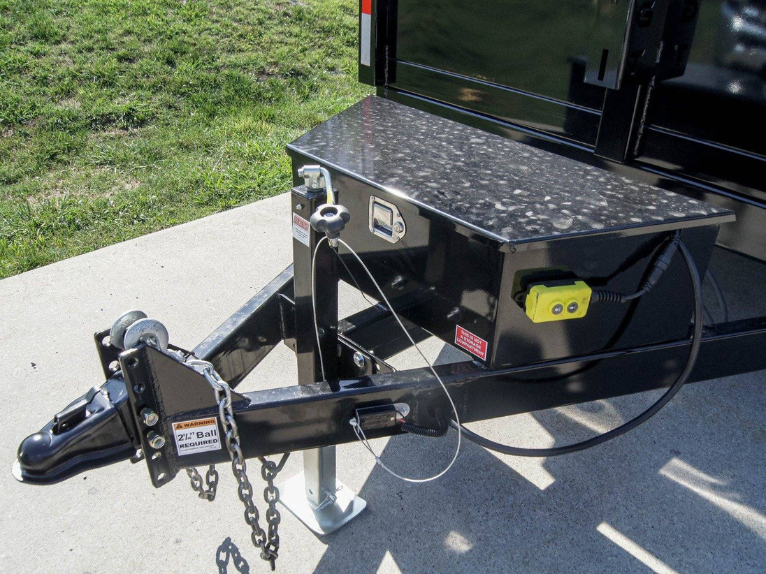 7x16 Hydraulic Dump Trailer with 2ft Sides (2) 7K Axles
