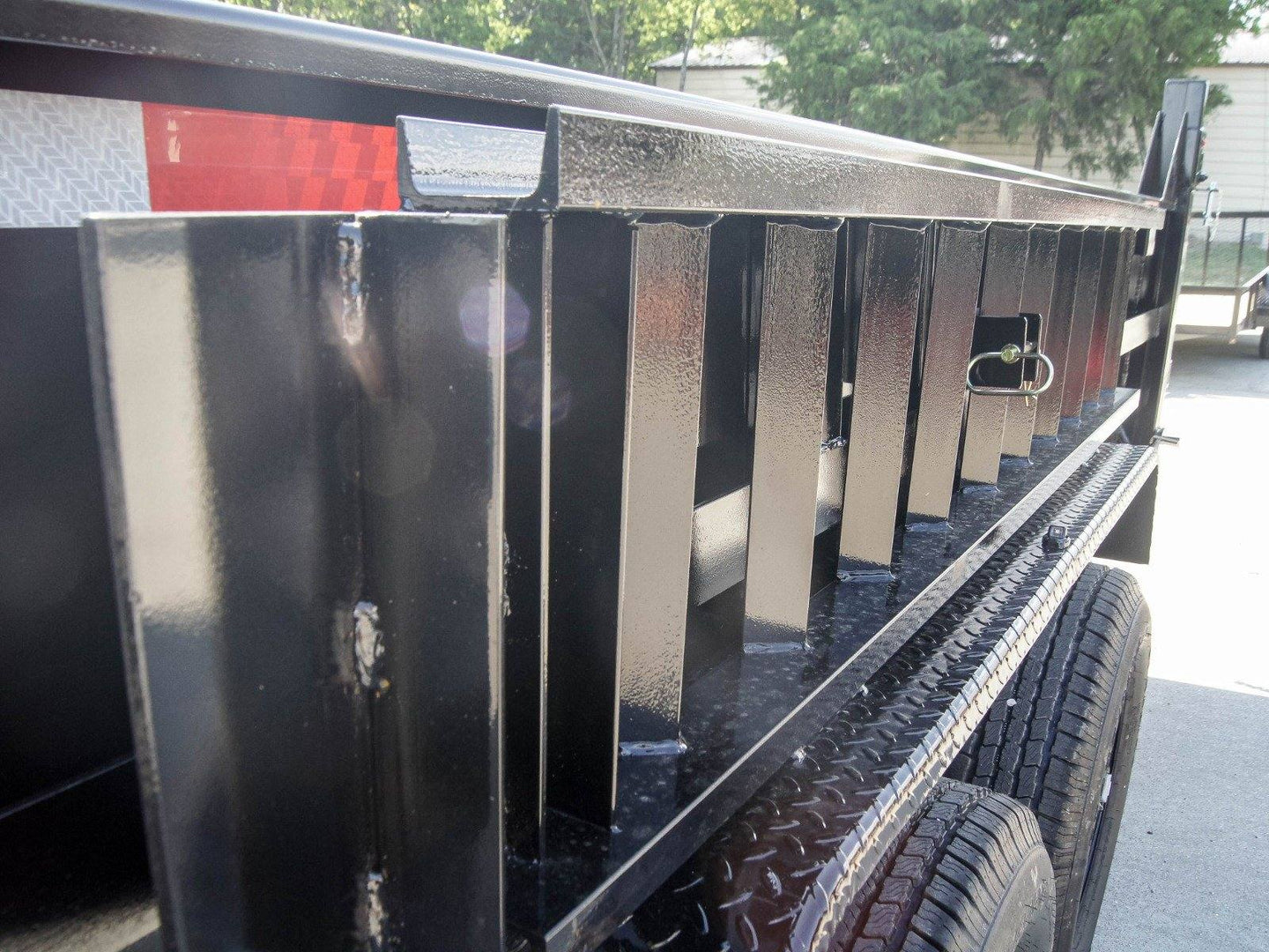 7x16 Hydraulic Dump Trailer with 2ft Sides (2) 7K Axles
