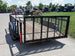 6.4x14 Utility Trailer with 2ft Side Railing (2) 3500lb Axles