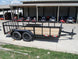 6.4x14 Utility Trailer with 2ft Side Railing (2) 3500lb Axles
