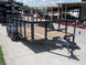 6.4x14 Utility Trailer with 2ft Side Railing (2) 3500lb Axles