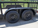6.4x14 Utility Trailer with 2ft Side Railing (2) 3500lb Axles