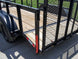 6.4x14 Utility Trailer with 2ft Side Railing (2) 3500lb Axles