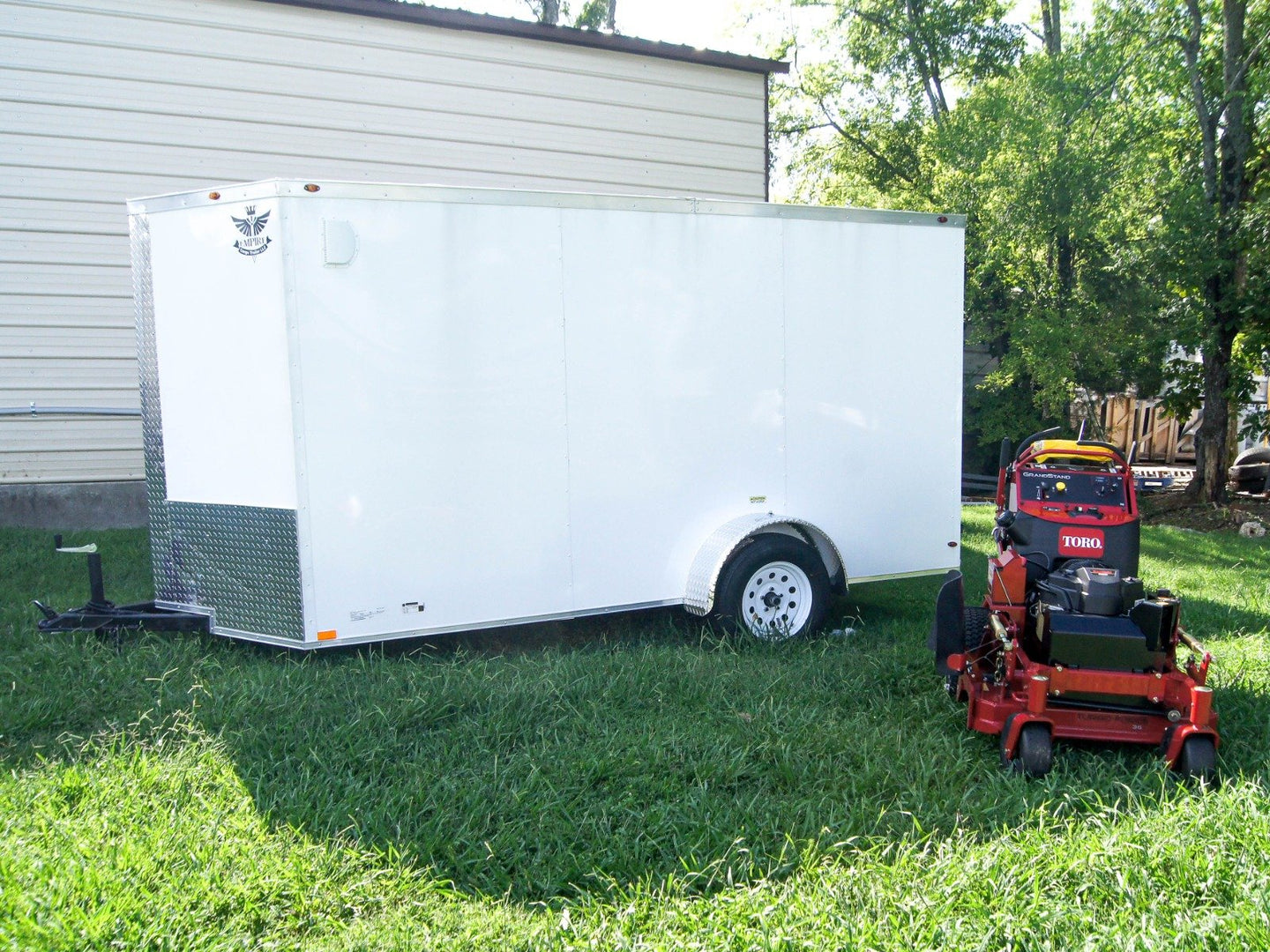 Toro 74534 GrandStand Mower Encl Trailer Handhelds Pack