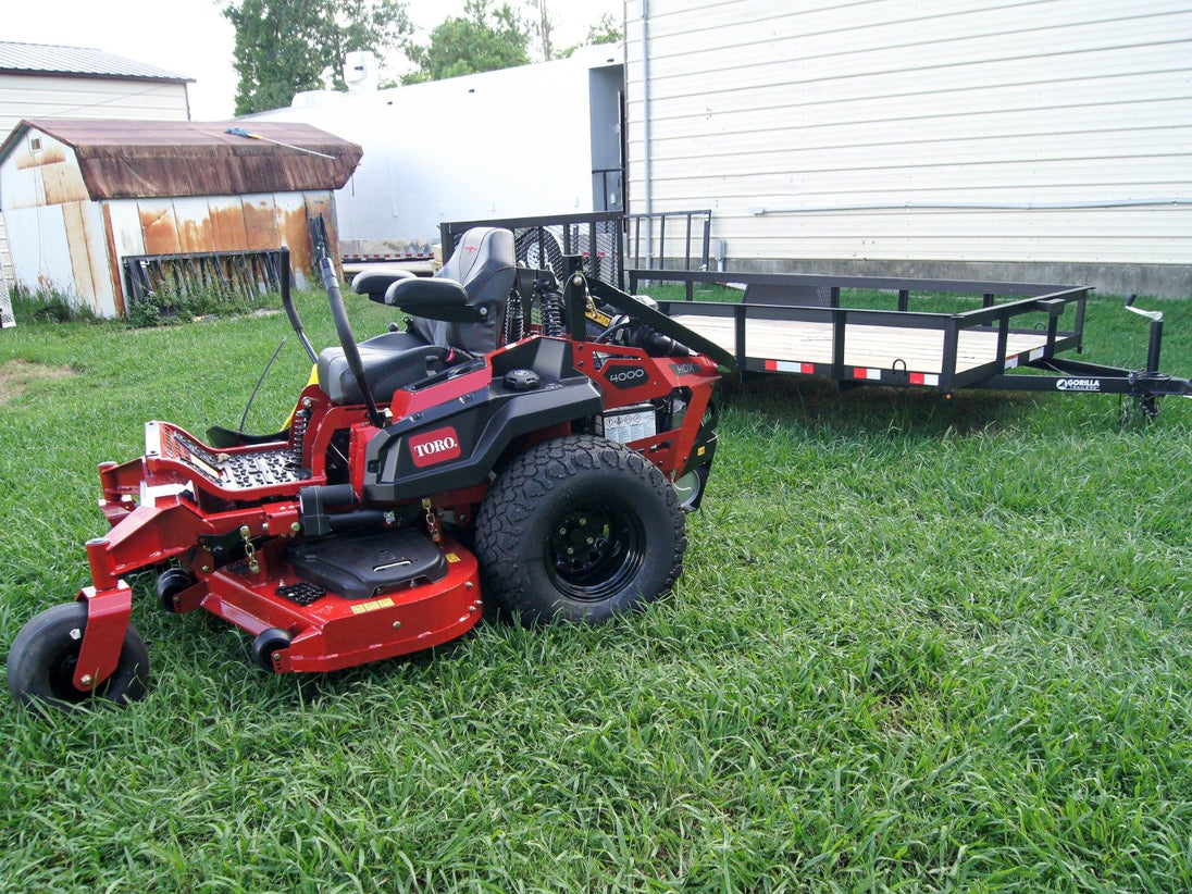 Toro 74055 ZMaster MyRide Zero Turn Mower Handhelds Utility Trailer Bundle