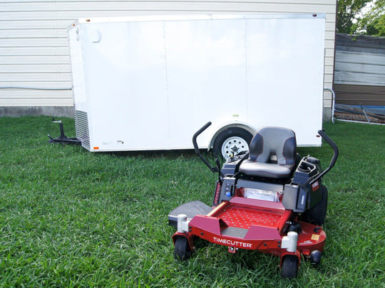 Toro 75746 TimeCutter Zero Turn Mower Handhelds Enclosed Trailer Bundle