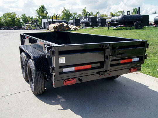 5x10 Hydraulic Dump Trailer with 2ft Sides (2) 3500lb Axles