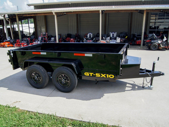 5x10 Hydraulic Dump Trailer with 2ft Sides (2) 3500lb Axles