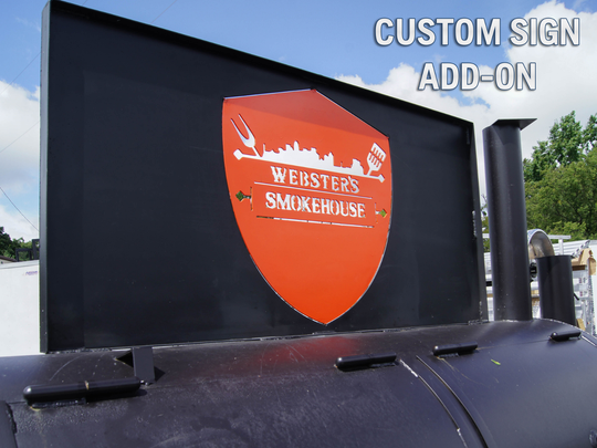 Pull Behind BBQ Smoker 250 Gallon with Charcoal Kettle 3500lb Axle