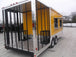 8.5' x 22' Yellow Concession Food Trailer