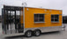 8.5' x 22' Yellow Concession Food Trailer