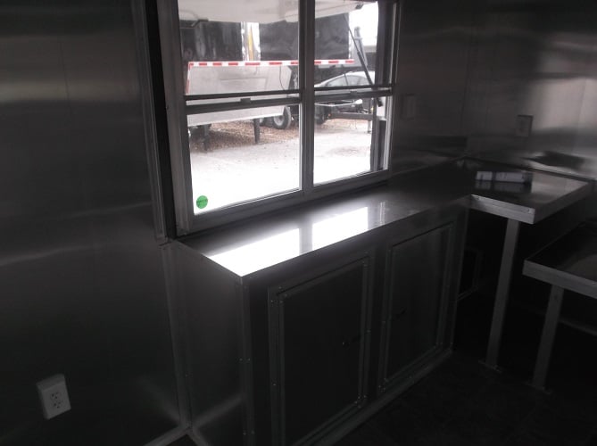 8.5' x 22' Yellow Concession Food Trailer With Appliances