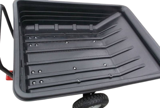 Husqvarna 505568815 Poly Pull - Behind Dump Cart 500 lb Black - SLE Equipment - 4