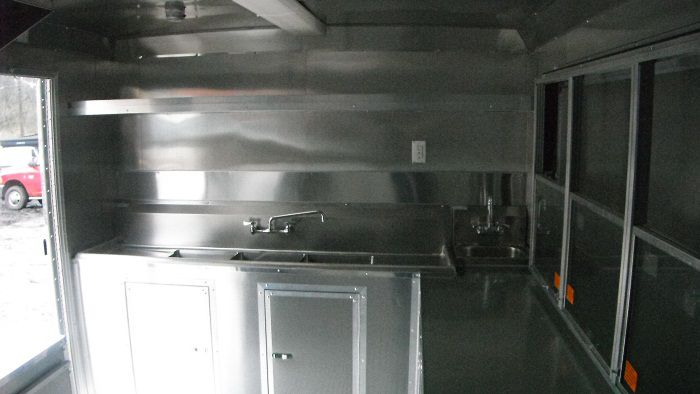 Concession Trailer 8.5'x12' White - Event Food Vending Catering