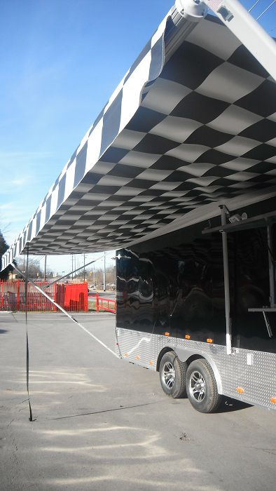 Concession Trailer 8.5'x24' Black - BBQ Food Vending Catering