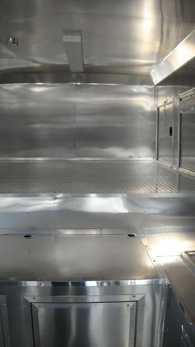 Concession Trailer 8.5'x34' Charcoal Grey - BBQ Food Event Vending