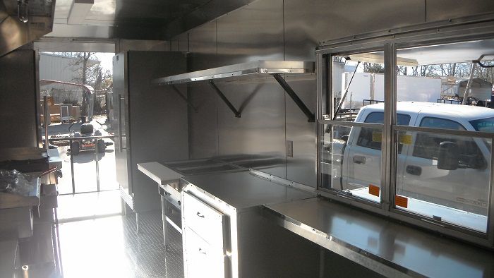 Concession Trailer 8.5'x34' White - Gooseneck Event Food Vending BBQ