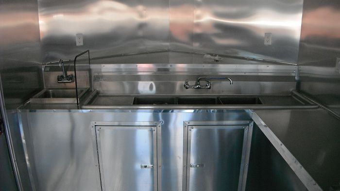 Concession Trailer 8.5'x20' White - BBQ Smoker Event Catering Food