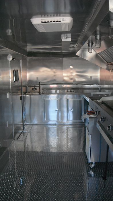 Concession Trailer 8.5'x20' White - BBQ Smoker Event Catering Food