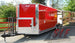 Concession Trailer 8.5'x24' Red - BBQ Smoker Vending Event