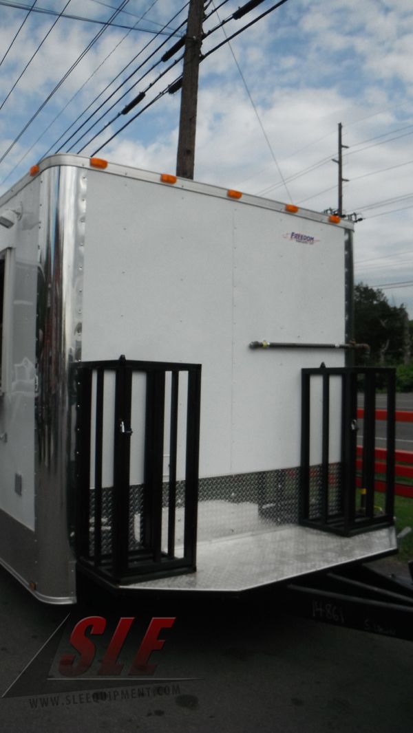 Concession Trailer 8.5'x24' White - Vending Food Catering Custom