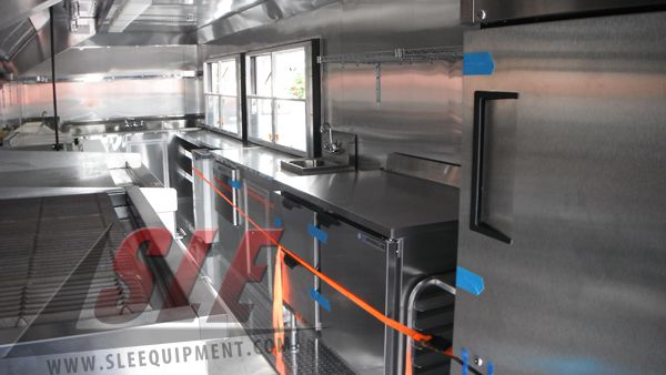 Concession Trailer 8.5'x24' White Event Catering BBQ Food - Appliances