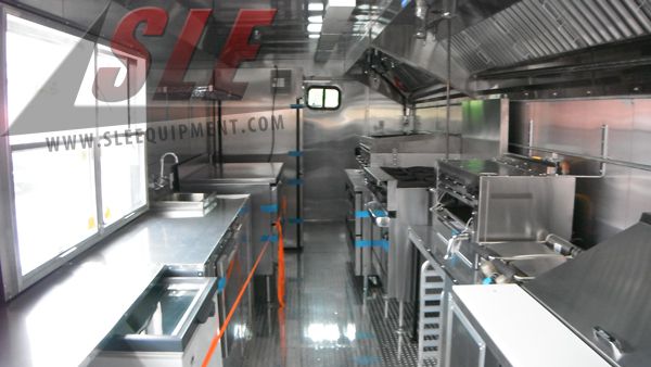 Concession Trailer 8.5'x24' White Event Catering BBQ Food - Appliances