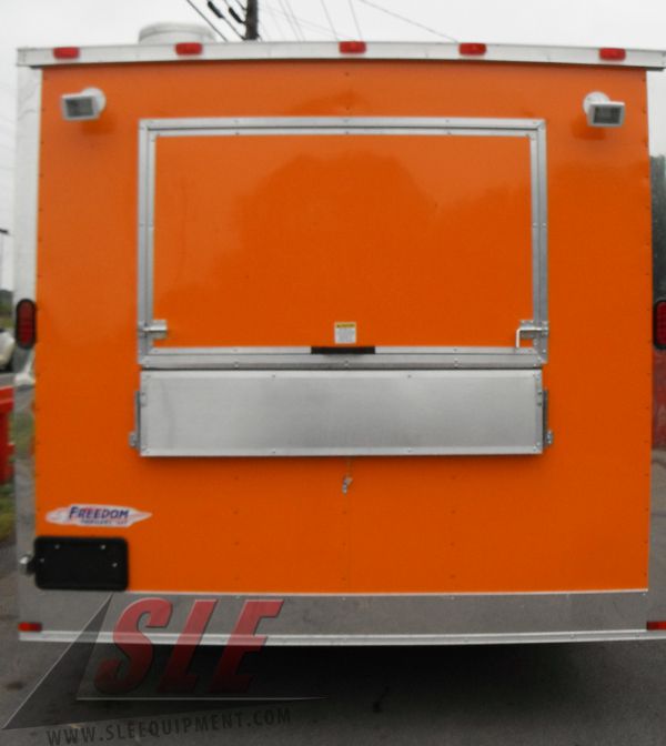 Concession Trailer 8.5'x16' Orange - Food Event Catering Vending