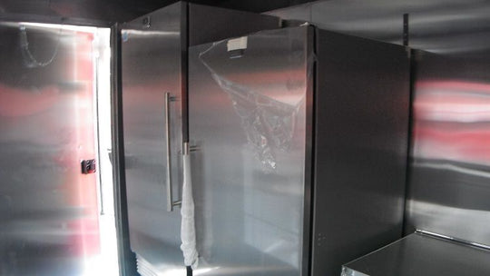 Concession Trailer 8.5'x20' Red - BBQ Smoker Catering Food