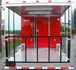 Concession Trailer 8.5' x 28' BBQ Smoker Event Catering (Red)