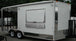 Concession Trailer 8.5'x18' White - BBQ Smoker Vending Catering