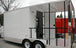 Concession Trailer 8.5'x18' White - BBQ Smoker Vending Catering