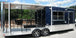 Concession Trailer 8.5' x 26' Indigo Blue - BBQ Smoker Food Vending