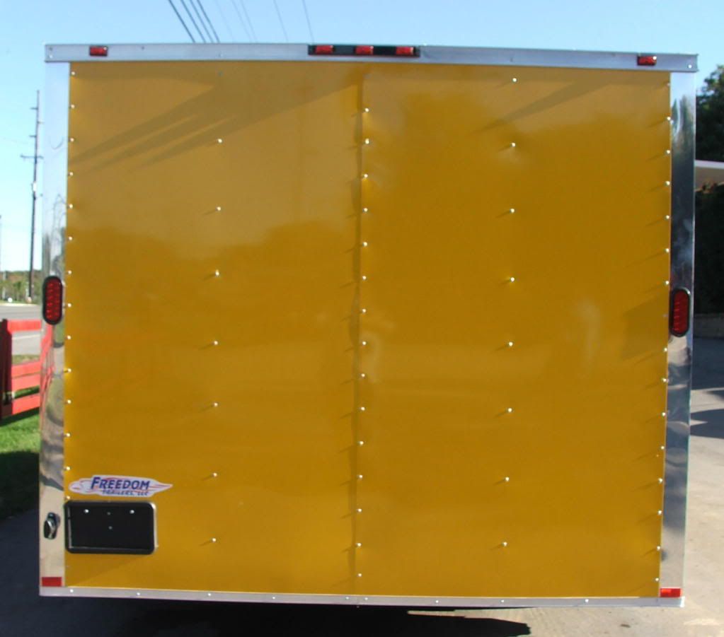 Concession Trailer 8.5'x14' Yellow White Background