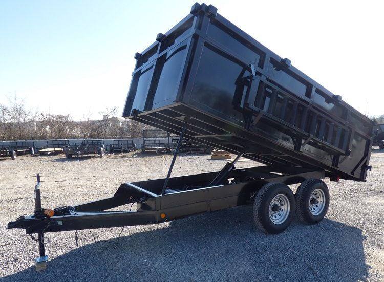 Dump Trailer 6x12 Landscape Equipment 3 FT Sides