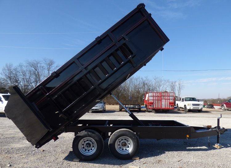 Dump Trailer 6x12 Landscape Equipment 3 FT Sides