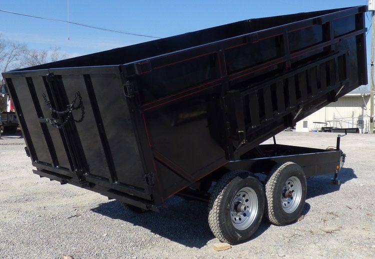 Dump Trailer 6x12 Landscape Equipment 3 FT Sides