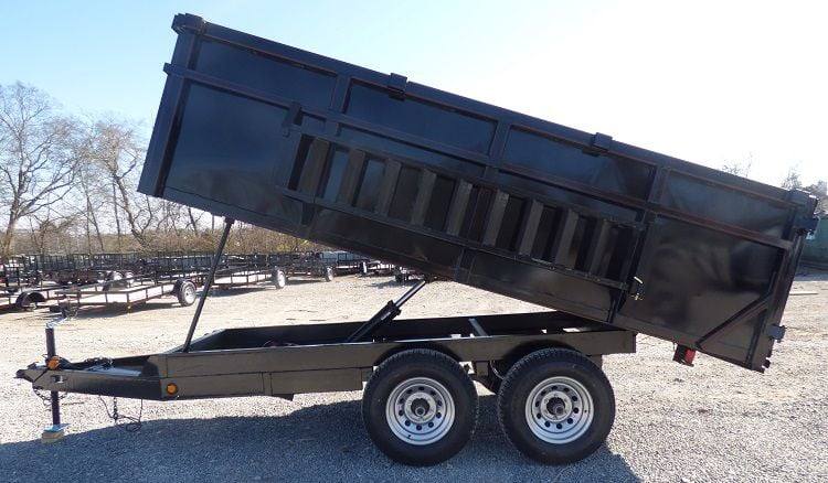 Dump Trailer 6x12 Landscape Equipment 3 FT Sides