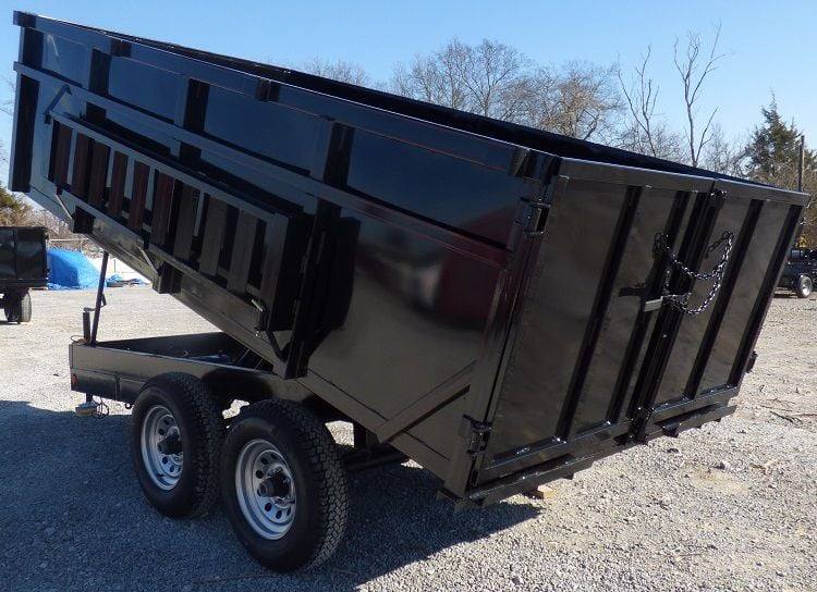 Dump Trailer 6x12 Landscape Equipment 3 FT Sides