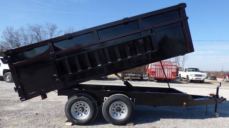 Dump Trailer 6x12 Landscape Equipment 3 FT Sides