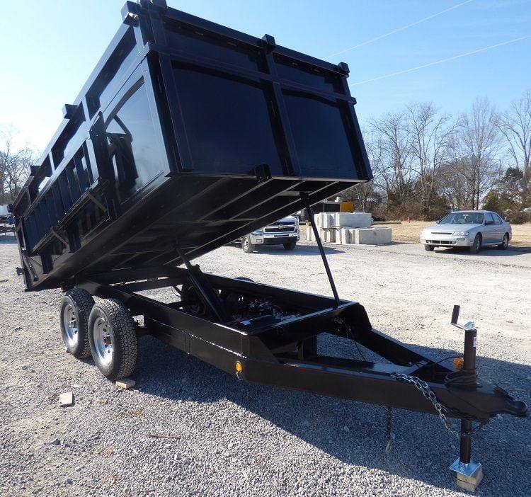 Dump Trailer 6x12 Landscape Equipment 3 FT Sides