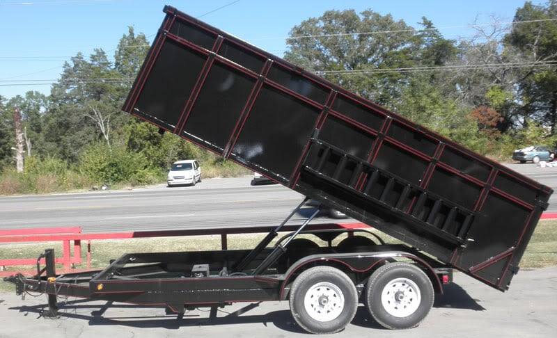 Dump Trailer 7' x 16' w/ 4' Sides Hydraulic